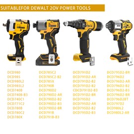 6 Pack Belt Clips for Dewalt Replacement Drill Tool Clips Hook Kit Fit Dewalt N268241 for 20V Power Tools