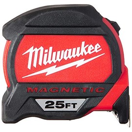 Milwaukee Tool 48-22-7125 Cinta métrica magnética 25 pies x 1.83 pulgadas                                                                             