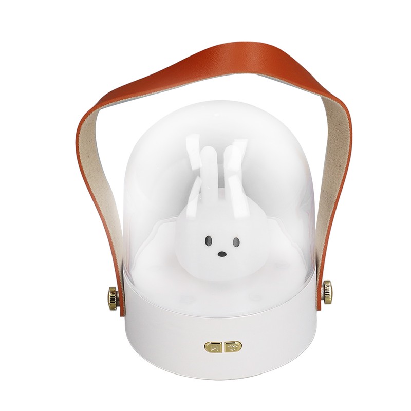 Portable Music Night Light Bedroom Desktop Cute Cartoon Lamp Three