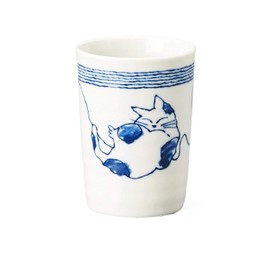 Yamaki Ikai Beautiful Breeze Tea Cup Play Cat
