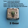GZS-15 Rotary Switch 4 Position 3 Speed Rotary Electric Heater