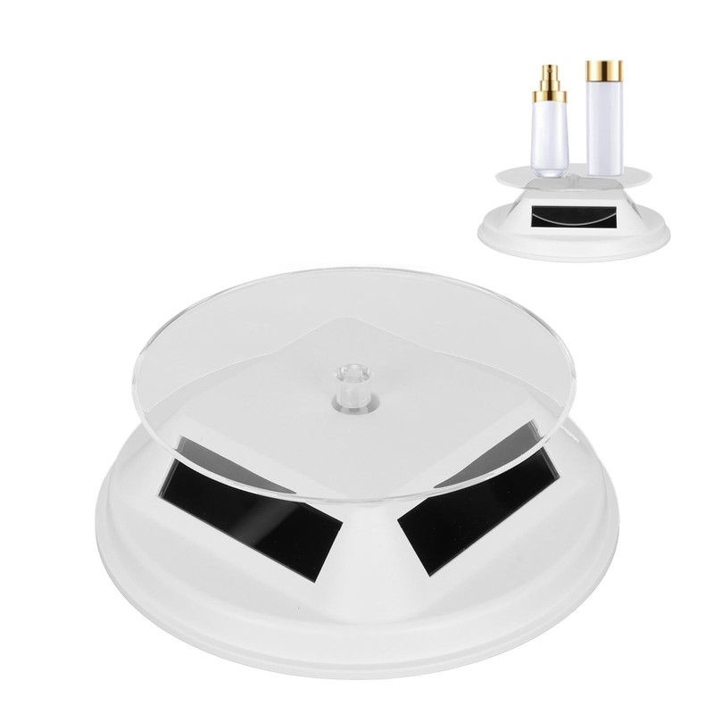 Solar Turntable Professional 360 Degree Electric Rotating Display Stand 2.2lb