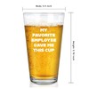 My Favorite Employee Gave Me This Mug Beer Glass 16
