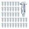 80pcs Petal Nuts with Expansion Screw, M4 x 25mm Dowels