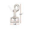 1 Inch Bolt Snap 1" Swivel Eye Pet Leash Heavy