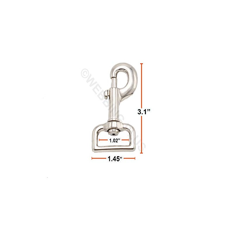 1 Inch Bolt Snap 1" Swivel Eye Pet Leash Heavy