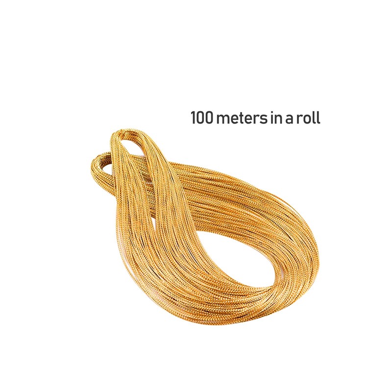 200 Meters Gold Silver Twine String Thread Jewelry Thread Bauble