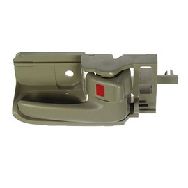 TRQ Passenger Side Interior Door Handle Tan Compatible with 2003-2008 Toyota Corolla