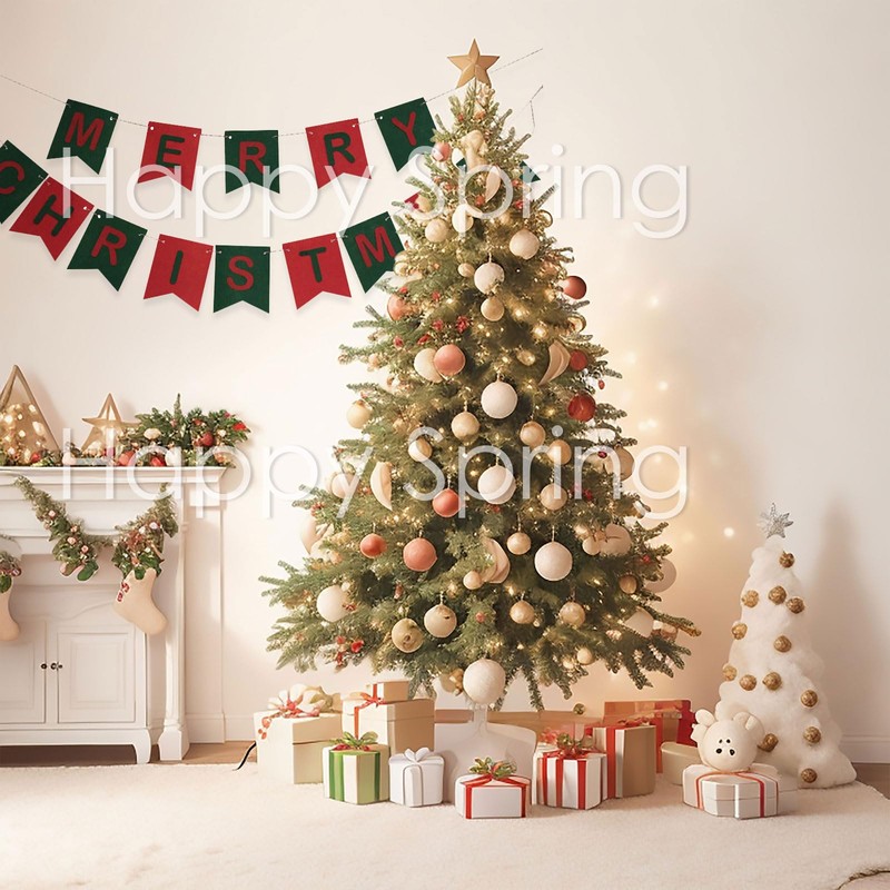 Happy Spring Christmas Garland Merry (Set of 3)