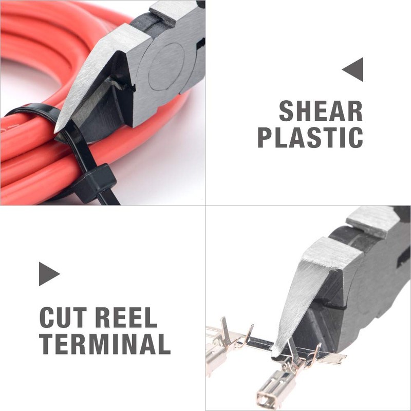 iCrimp Wire Flush Cutters, 6-inch Side Cutter, Clipper Wire Snipss