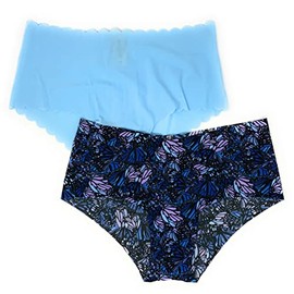 Victoria's Secret No-Show Cheeky Panty, Sky Blue/Evening, Medium