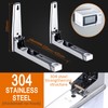 Hovico Universal Stainless Steel Microwave Mount Bracket, Support Frame Steel