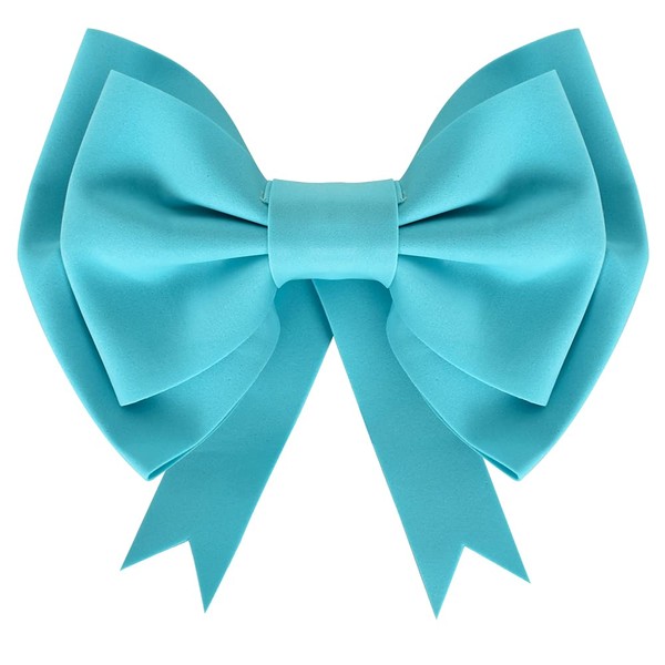 8 inch Turquoise Blue Bow 3D Wrapping Bows No Assembly for Wreath Gift Wrapping Christmas Decoration Floral Crafts Packaging Wedding Birthday Party Garden Decoration