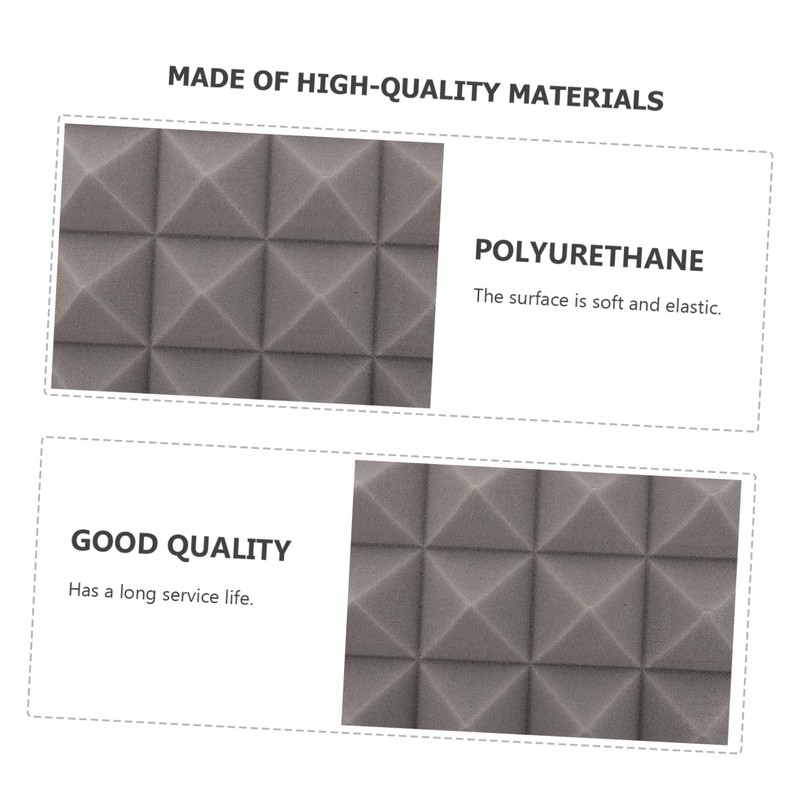 CORHAD 12pcs Pyramid Shape Sound Dampening Panels 5cm Sound Insulation