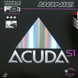 DONIC Acuda S1, TT rubber, NEW, OVP, incl. delivery