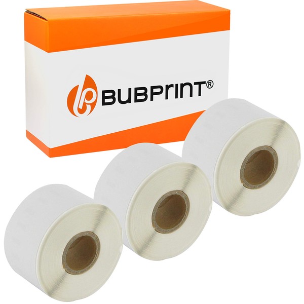 Bubprint Compatible 3 labels as a replacement for Dymo 99018