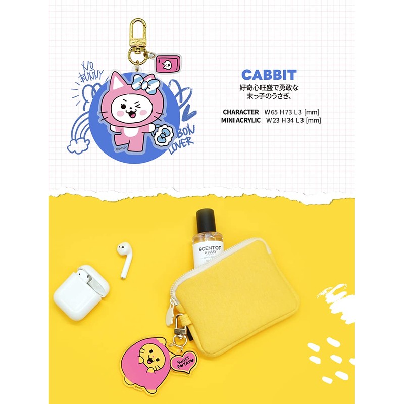 Solomon Shoji WDZY Acrylic Key Ring ACRYLIC KEYRING HATT Hat