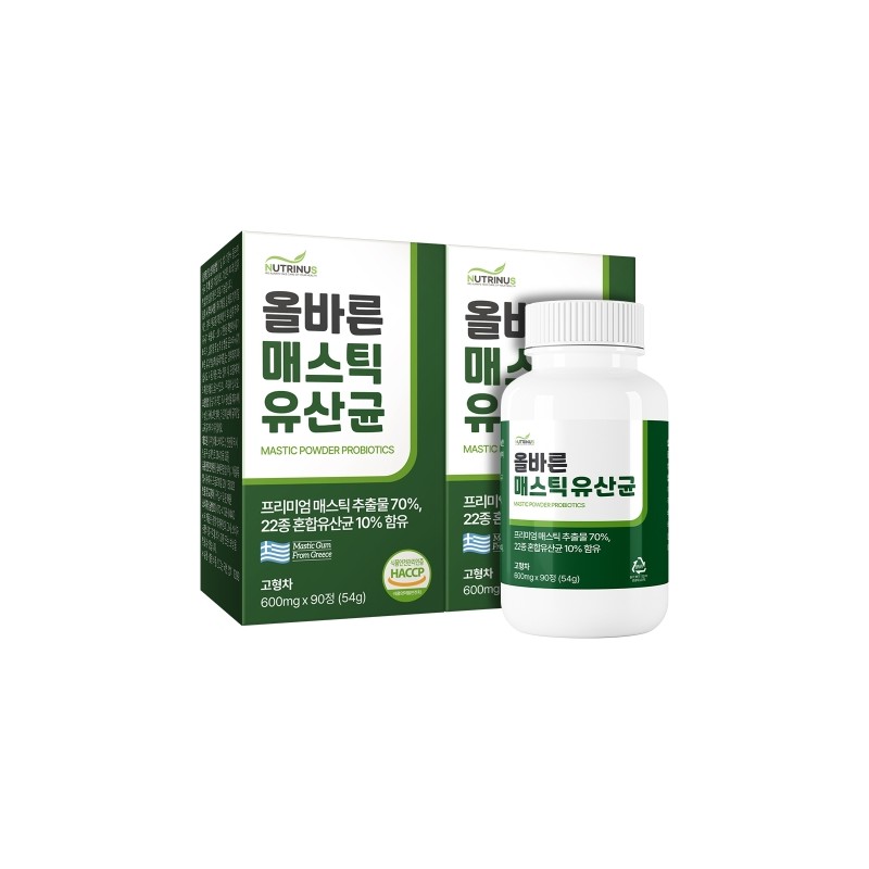 Nutrinus Proper Mastic Lactic Acid Bacteria 600mg 90 tablets /