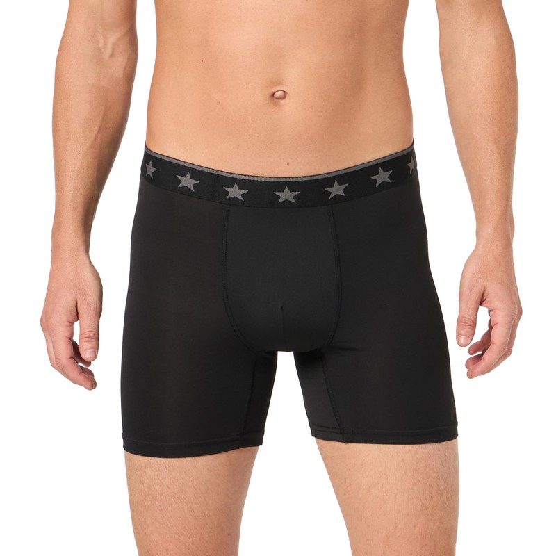U.S. Army Men's PERFORMANCE BOXER BRIEF Black