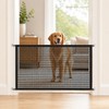 Pet Barrier Gate for Dogs – Foldable Breathable Mesh Fence