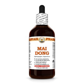 Mai Dong (Ophiopogon Japonicus) Dry Root Tincture, Made in Hawaii, All Natural, Vegan, Pure Liquid Extract - 4 fl.oz
