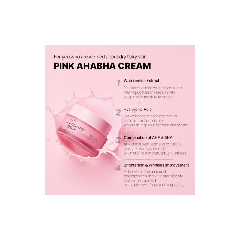 Nacific Pink Aha Bha Crema Facial