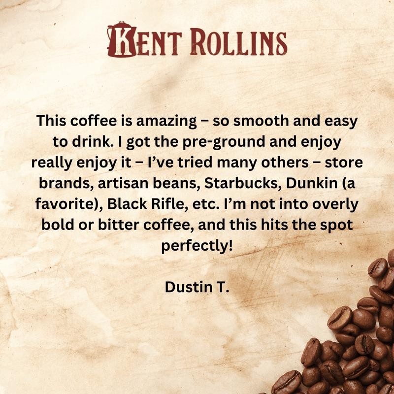 Cowboy Coffee - Smooth Medium Roast in Whole Bean or
