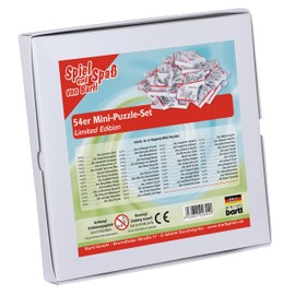 Bartl 112473 Giant Wooden Puzzle Game Set with 54 Mini Puzzles, Limited Edition