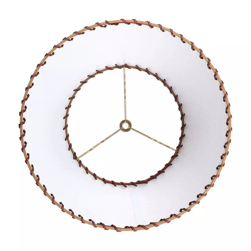 UpgradeLights Oiled Parchment 16 Inch Empire Washer Fitter Lamp Shade