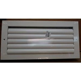 TRUAIRE A301HM14X06 6" X 14" Aluminum Adjustable Curved Blade Wall/Ceiling Register Horizontal Multi Shutter Damper