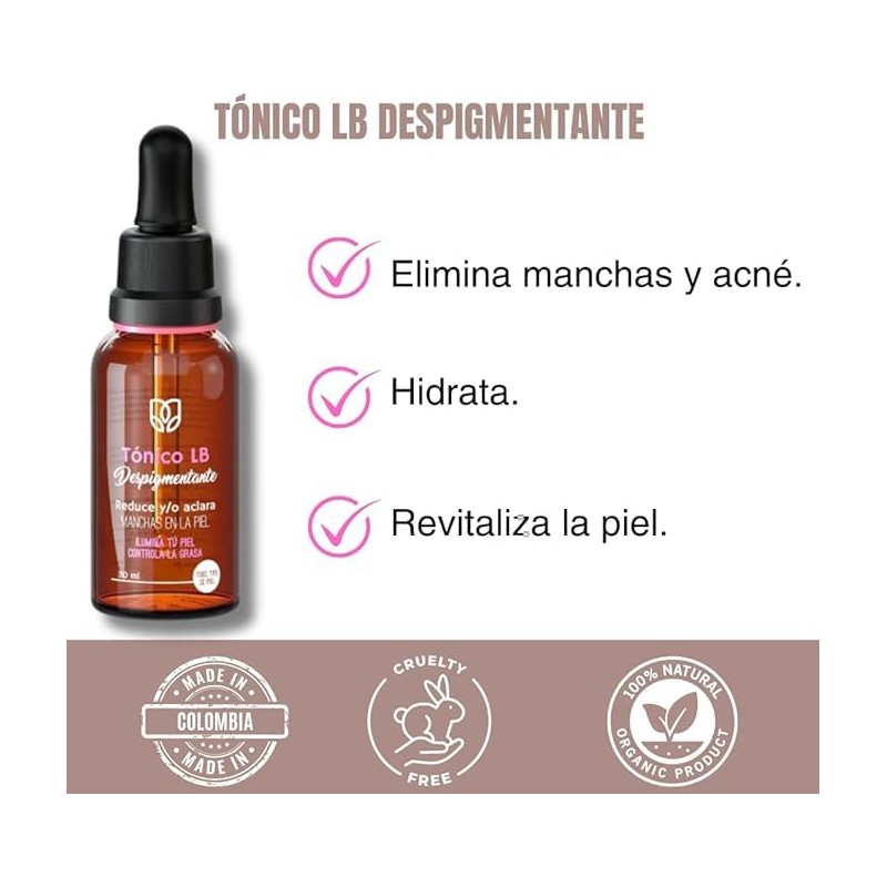 BIONUR LB Tonico Facial Advanced Formula, Developed with Certified Raw