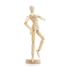 October1st Drawing Doll Model, Wooden Doll, Pose, Mannequin, Hand Model, Model Figure, Arts, Interior, Accessory Stand, Drawing Practice, Movable, Contents: 1 Doll