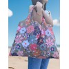 Floral Pattern Tote Bag, Summer 2024 Large Capacity All Over