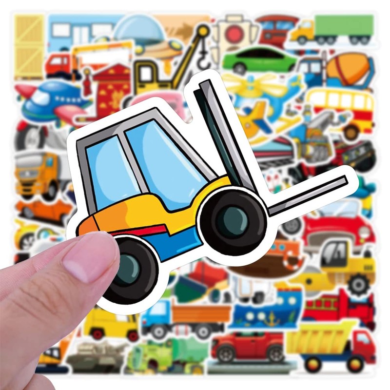 Set of 100 Waterproof Vehicle Stickers, Suitable for Suitcases, Motorcycles,
