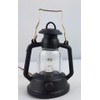 LED Lantern Black with Red Insert