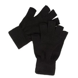 KFRS fingerless gloves for men and women | winter knitted mens fingerless gloves thermal with soft Lining | insulated knit thermal fingerless gloves men
