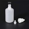sourcing map Plastic Dropper Bottles, 50ml/1.7 oz Empty Squeezable Dropper