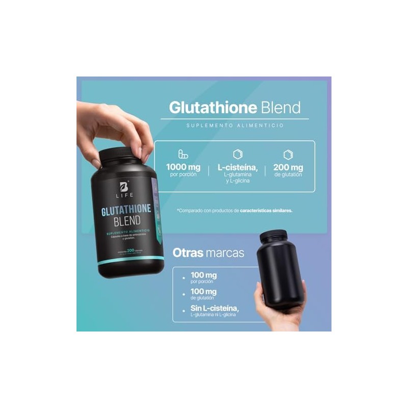 B Life Glutatión 200 cápsulas