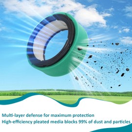 Podoy 24 083 03-S Air Filter 24 083 05-S Pre Filter Compatible with Kohler 24-083-03 24-883-03-S1 24 083 05 GY20576 CH18-CH25 CV18-CV25 CH730-CH740 CV675-CV740 Engine Lawn Mower