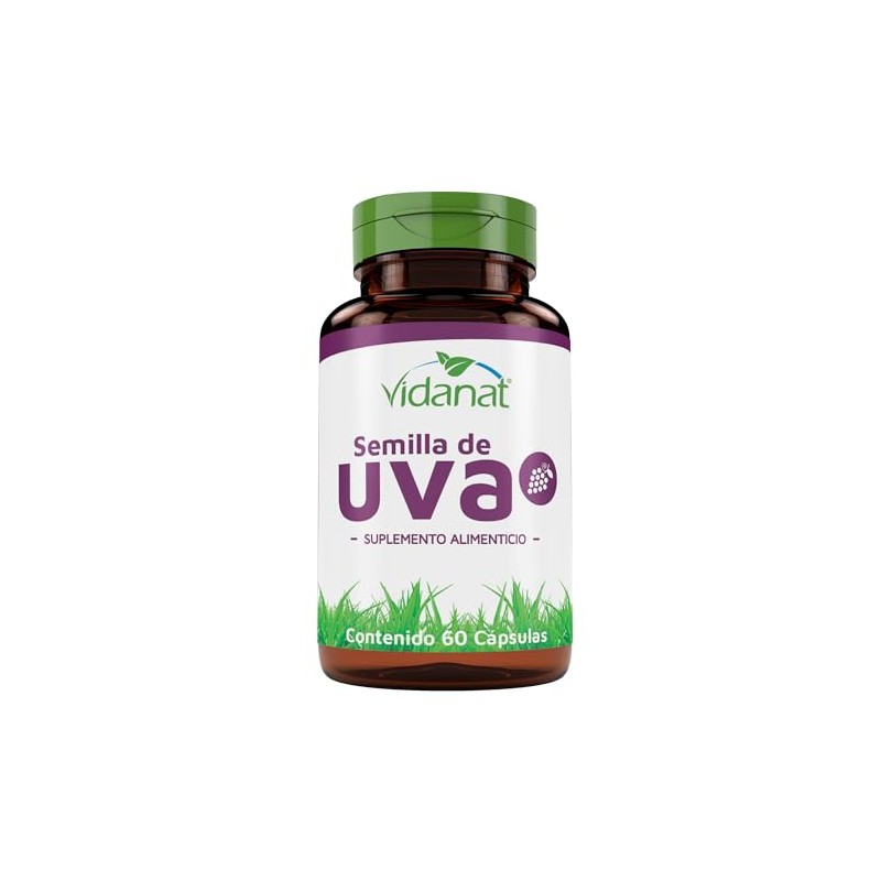 Vidanat Semilla de Uva 60 Cápsulas – Suplemento Alimenticio de