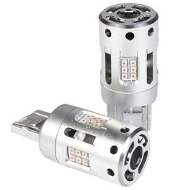 LMMC Levogue Layback VN Series Rear Compatible T20 Turn Signal with Built-in High Fla Prevention Resistor, LED Turn Signal Ball, Non-Polarity, Amber