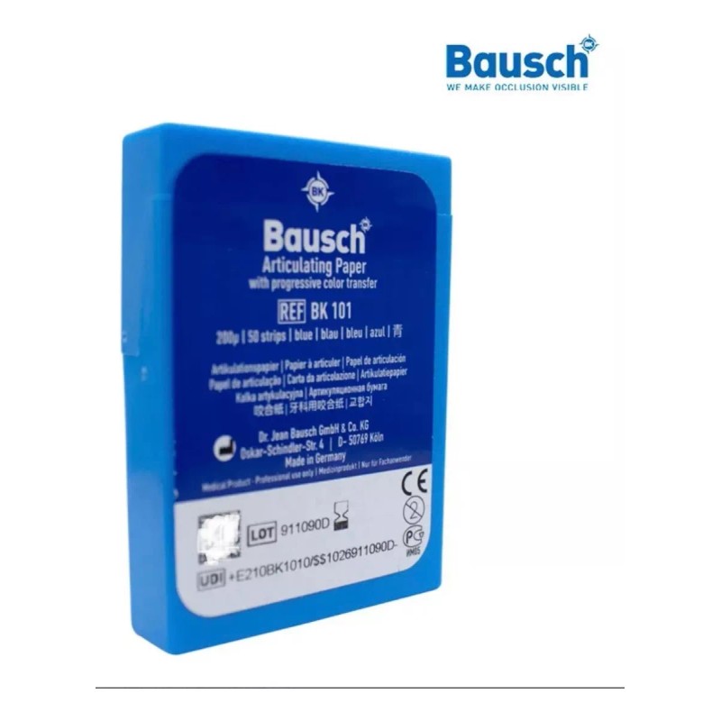 Bausch Papel De Articular Dental Aleman Bausch Bk101