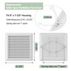C350GN Bathroom Plastic Grille Cover with Springs for Broan-NuTone 695