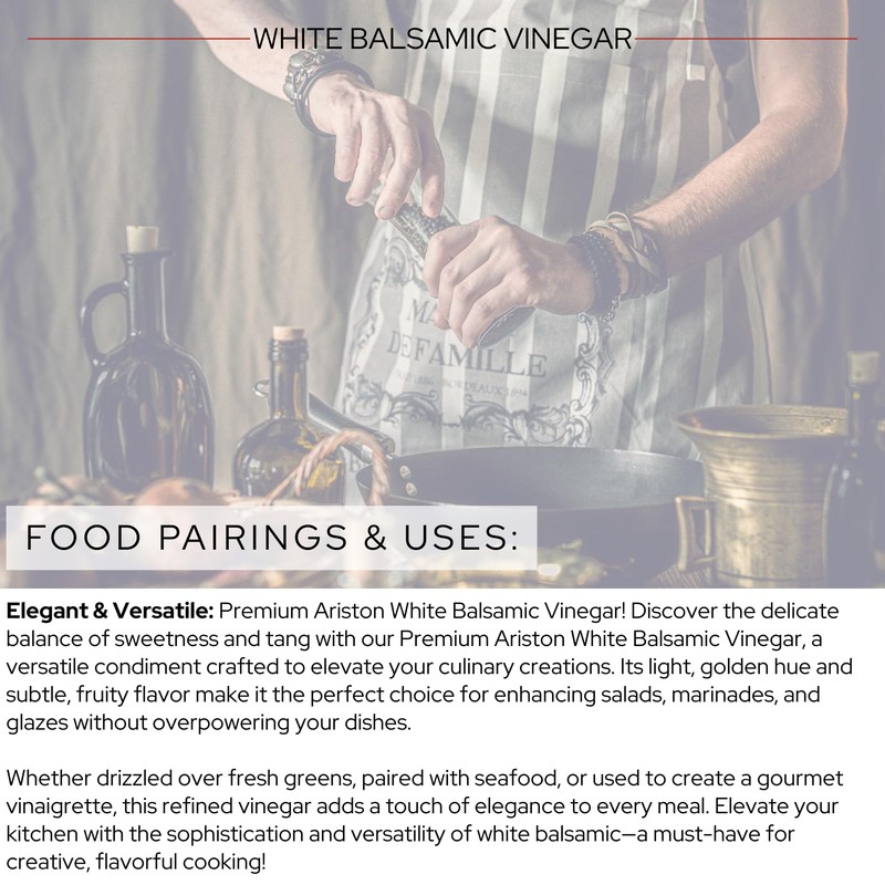 Ariston "The Very Best" Premium Balsamic Vinegar – Barrel Aged,