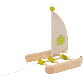 Goki 63888 Catamaran Kit Boats, Multi-Coloured