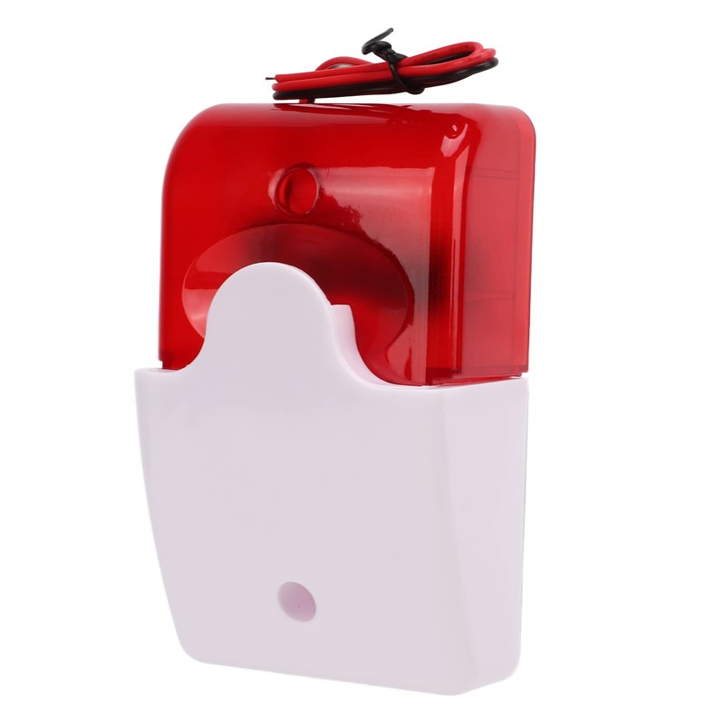 Sonew Strobe Siren, Red Strobe Siren Sound and Light Alarm