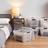 IRIS USA 54 Qt Stackable Plastic Storage Bins with Lids,