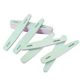 Nail File Polishing Tool, Set of 10, eva Sponge File, Grid/Double-sided Specifications, Nail File, Nail Shiner, Nail Supplies, Professional, Nail Polishing, Sponge Cushion Tool (1000/4000)
