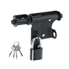 SAYAYO Gate Latch Bolt Lock with Padlock & 4 Keys