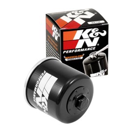 K&N Filtro de Aceite Powersports de Alto Rendimiento KN-138, Negro